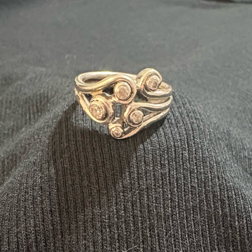 Pandora Silver Swirl Ring